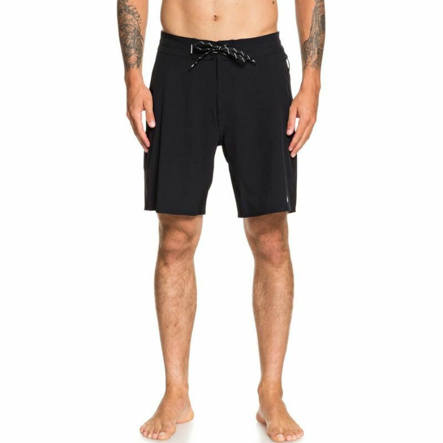 Men'S Swimwear * | Quiksilver Waterman Men'S Paddler Board Shorts Black