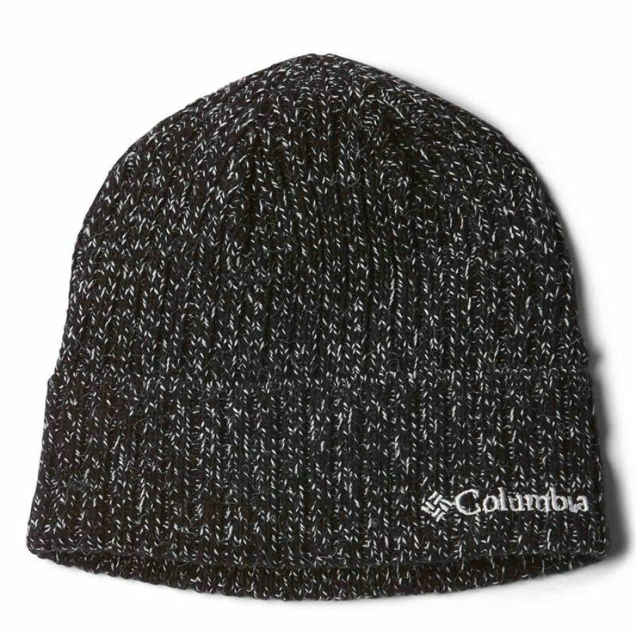 Men'S Accessories * | Columbia Watch Cap Ii Black/White Marled