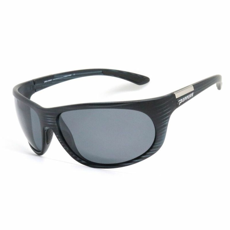 Men'S Accessories * | Peppers Polarized Eyeware Jax Polarized Sunglasses Grey_Black