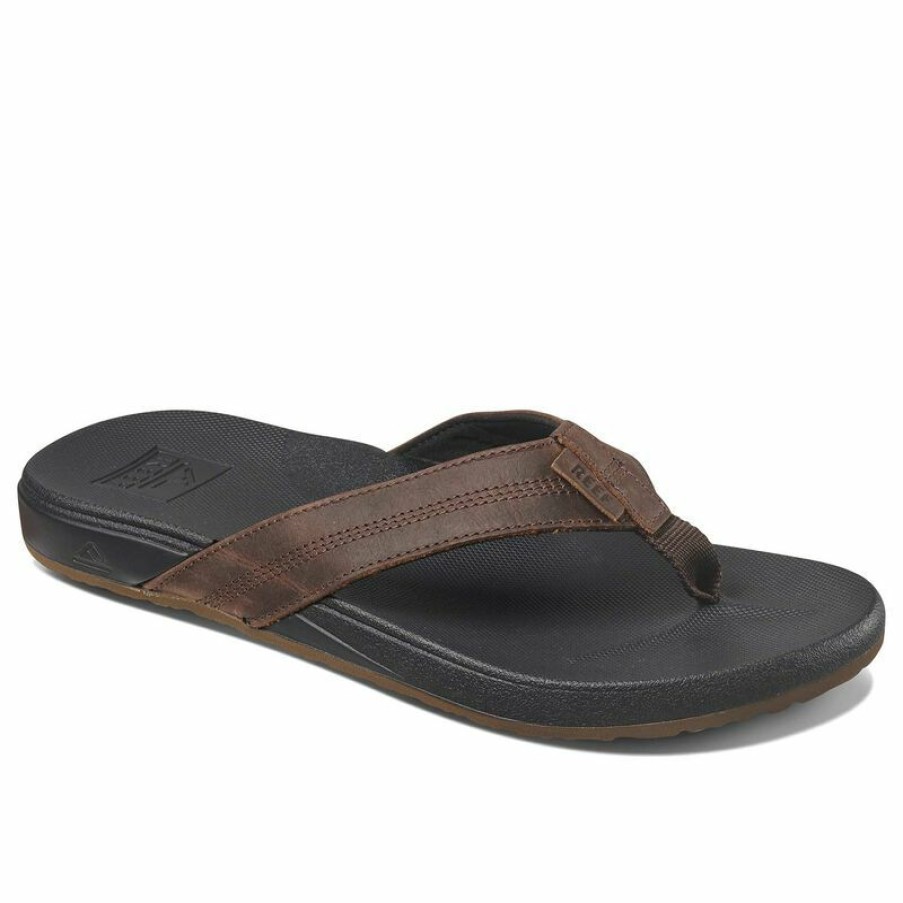 Men'S Shoes * | Reef Men'S Cushion Phantom Flip-Flop Sandals Black/Brown