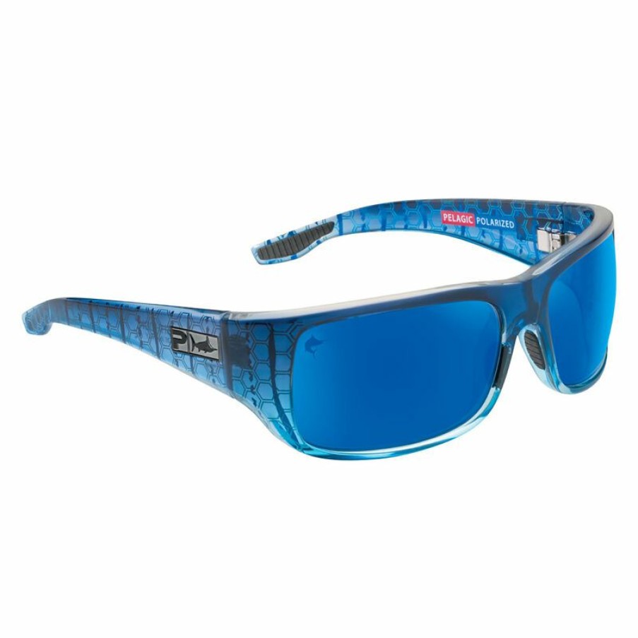 Men'S Accessories * | Pelagic Fish Hook Polarized Glass Sunglasses