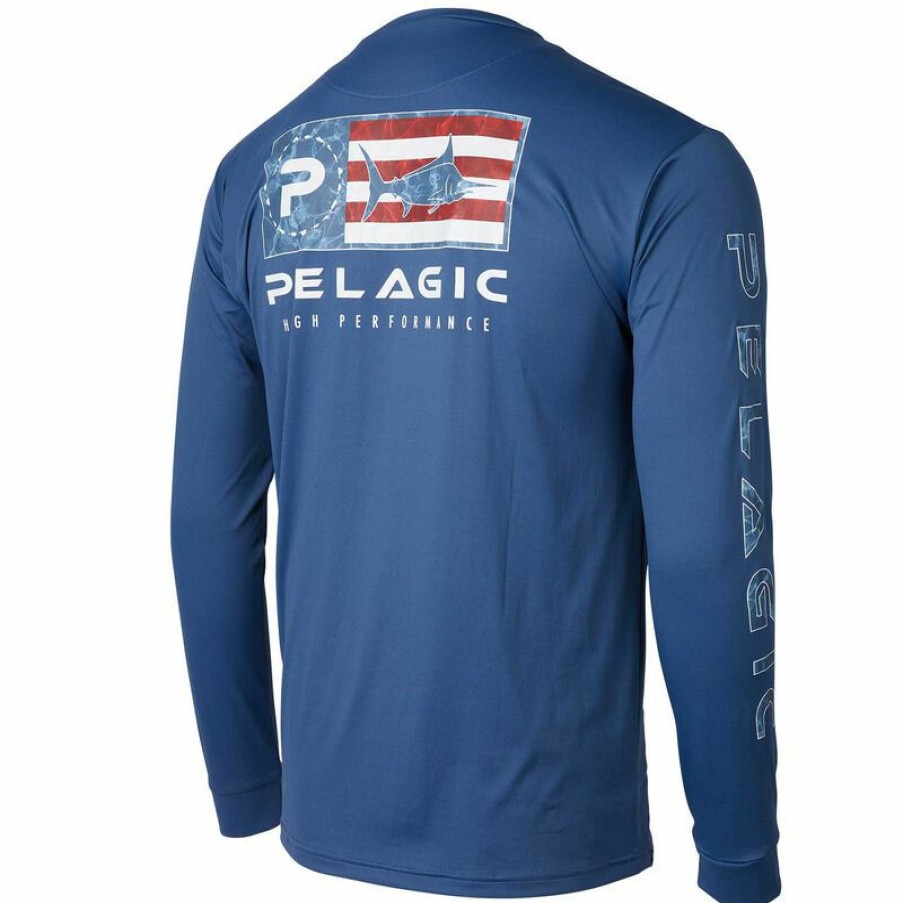 Men'S Shirts * | Pelagic Men'S Aquatek Icon Shirt