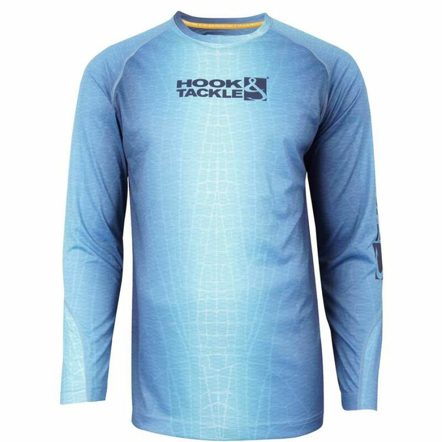 Men'S Shirts * | Hook & Tackle Men'S Fractal Skin Wicked Dry & Cool Tech Shirt