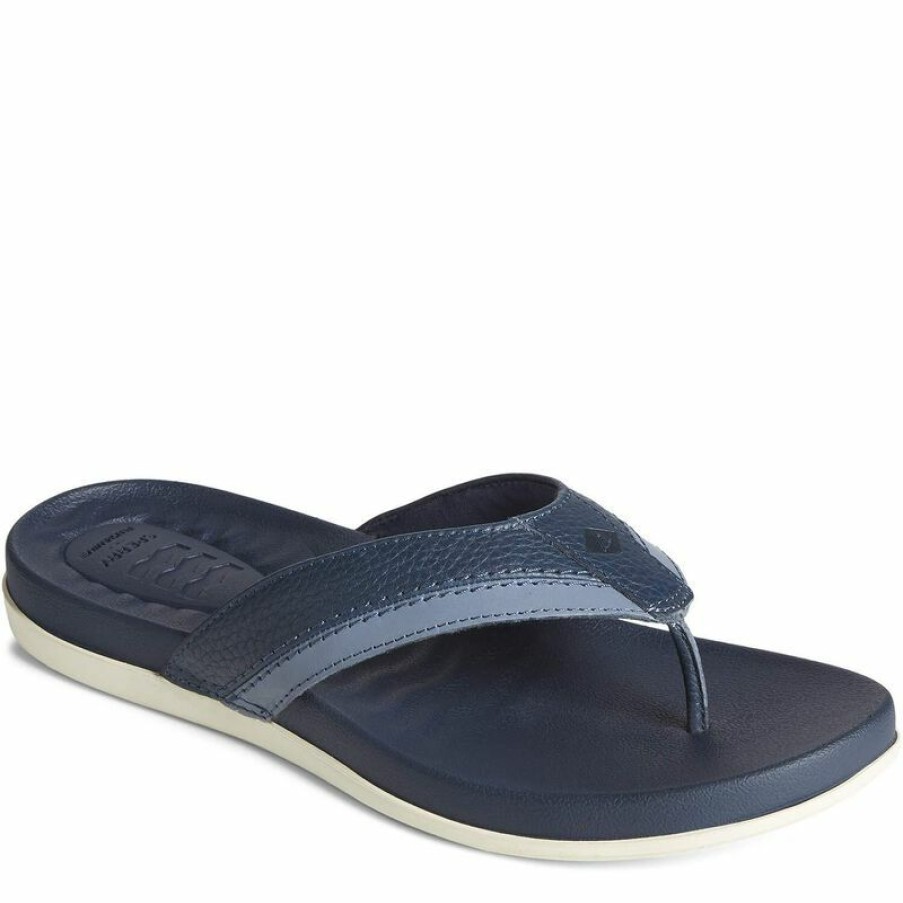 Men'S Shoes * | Sperry Men'S Plushwave Dock Flip-Flop Sandals