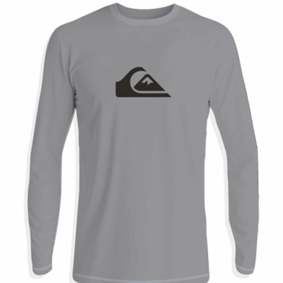 Men'S Swimwear * | Quiksilver Men'S Solid Streak Rash Guard