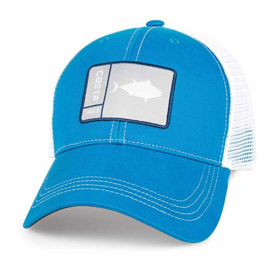 Men'S Accessories * | Costa Original Patch Tuna Hat Blue/White