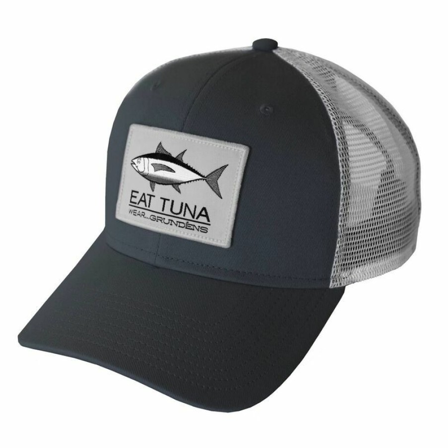 Men'S Accessories * | Grundens Men'S Eat Tuna Trucker Hat