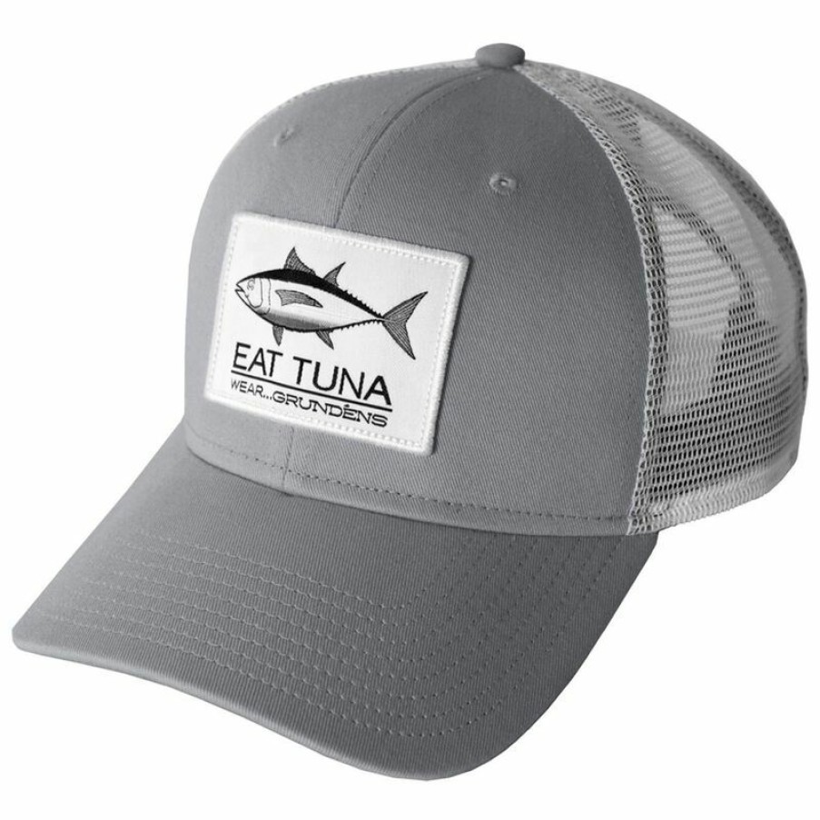 Men'S Accessories * | Grundens Men'S Eat Tuna Trucker Hat