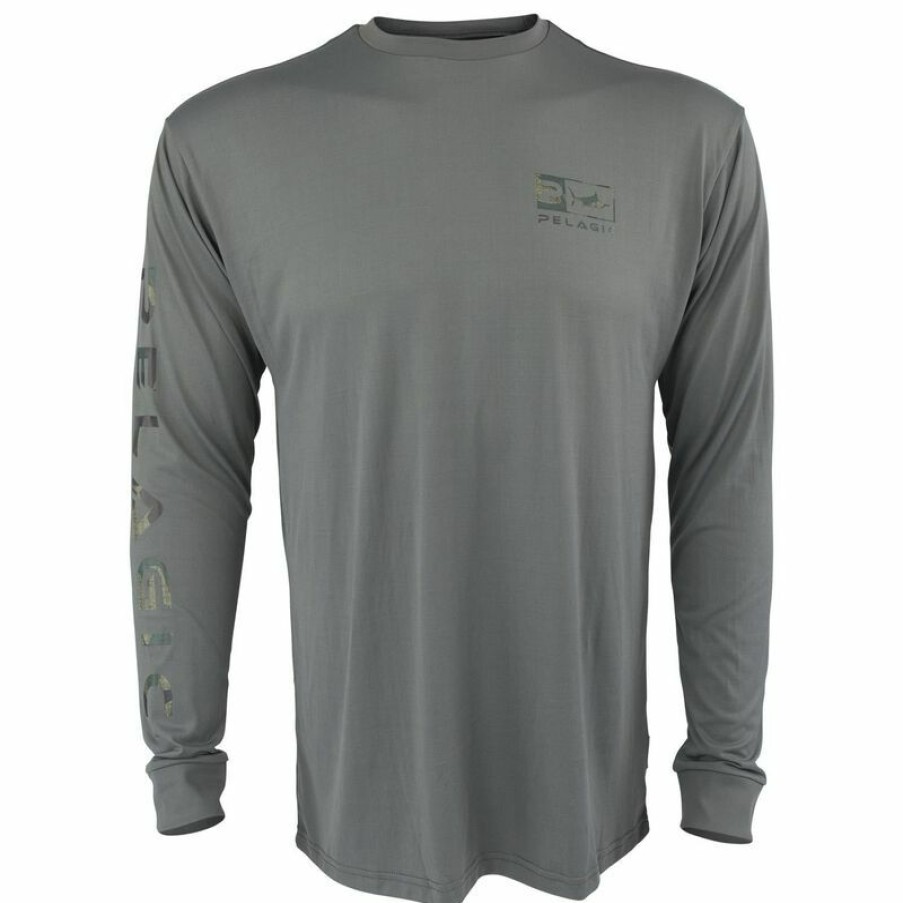 Men'S Shirts * | Pelagic Men'S Aquatek Icon Tech Shirt