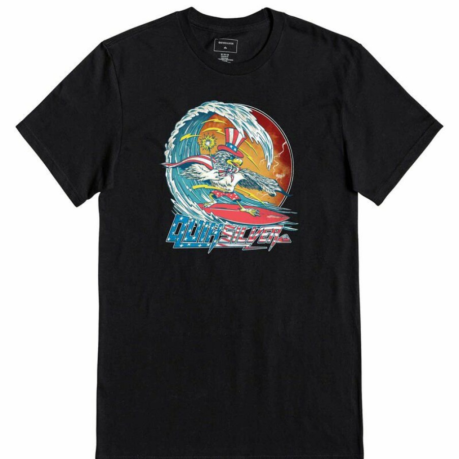 Men'S Shirts * | Quiksilver Men'S Freedom Flyer Shirt Black