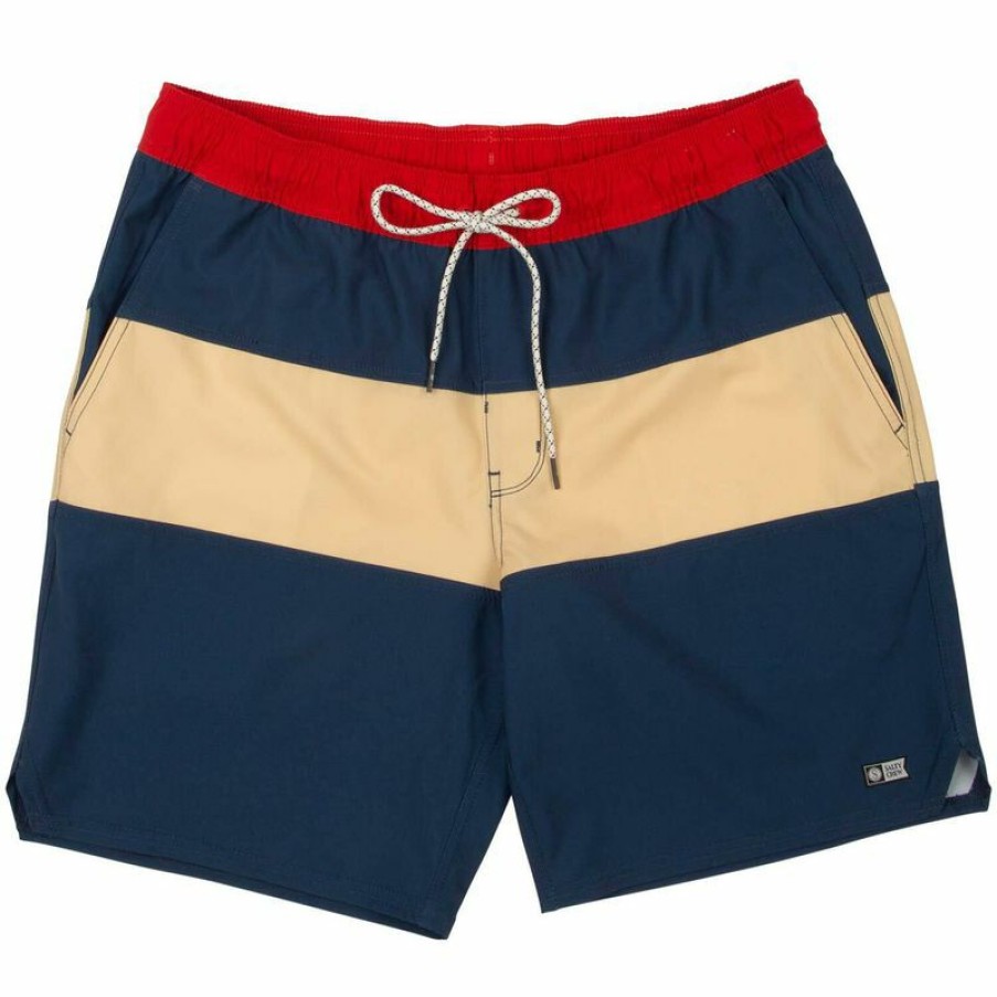 Men'S Swimwear * | Salty Crew Men'S Beacons Elastic Board Shorts