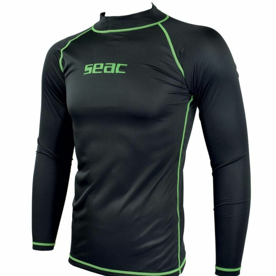 Men'S Swimwear * | Seac Usa Men'S T-Sun Long Sleeve Rash Guards