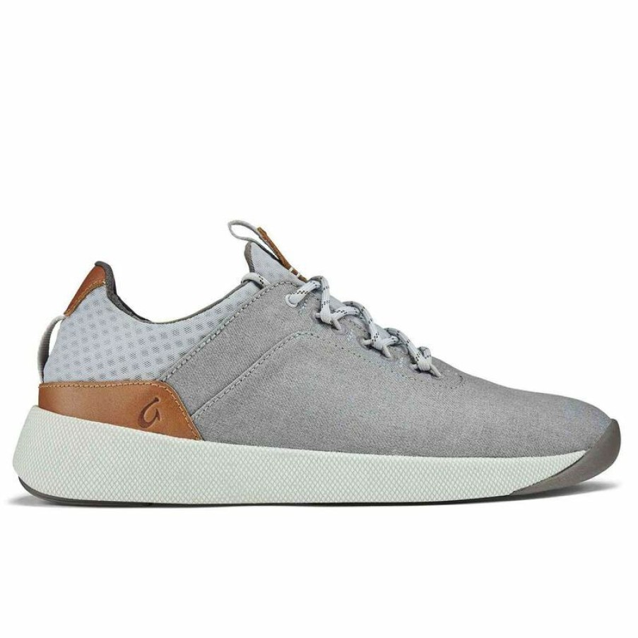 Men'S Shoes * | Olukai Men'S Nanea Li Shoes Pale Grey/Vapor