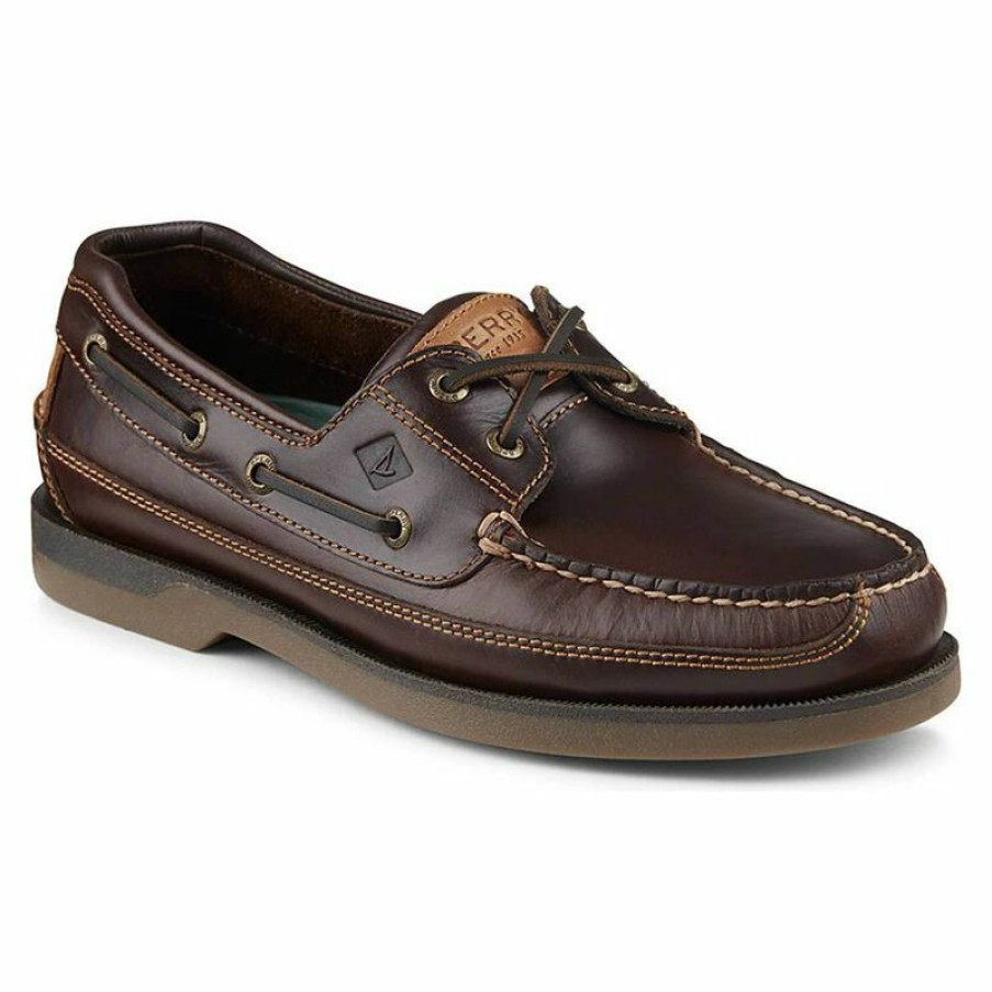 Men'S Shoes * | Sperry Men'S Mako 2-Eye Mocs, Wide Width Amaretto