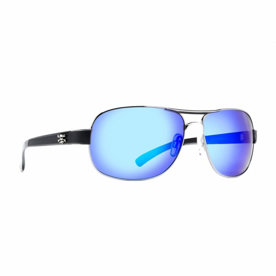 Men'S Accessories * | Calcutta Men'S Regulator Sunglasses Black/Blue Mirror