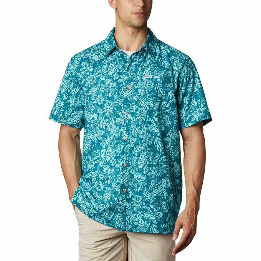 HOOK & TACKLE Men's Tamarindo UV Vented Fishing Shirt