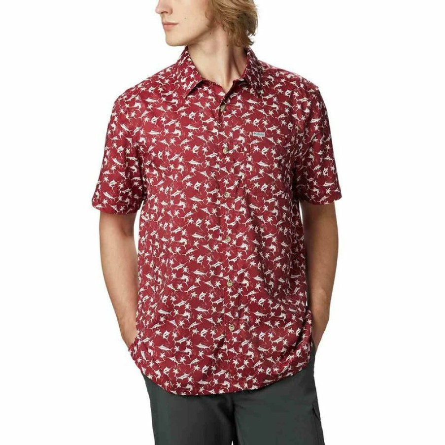 Men'S Shirts * | Columbia Men'S Pfg Super Slack Tide Shirt