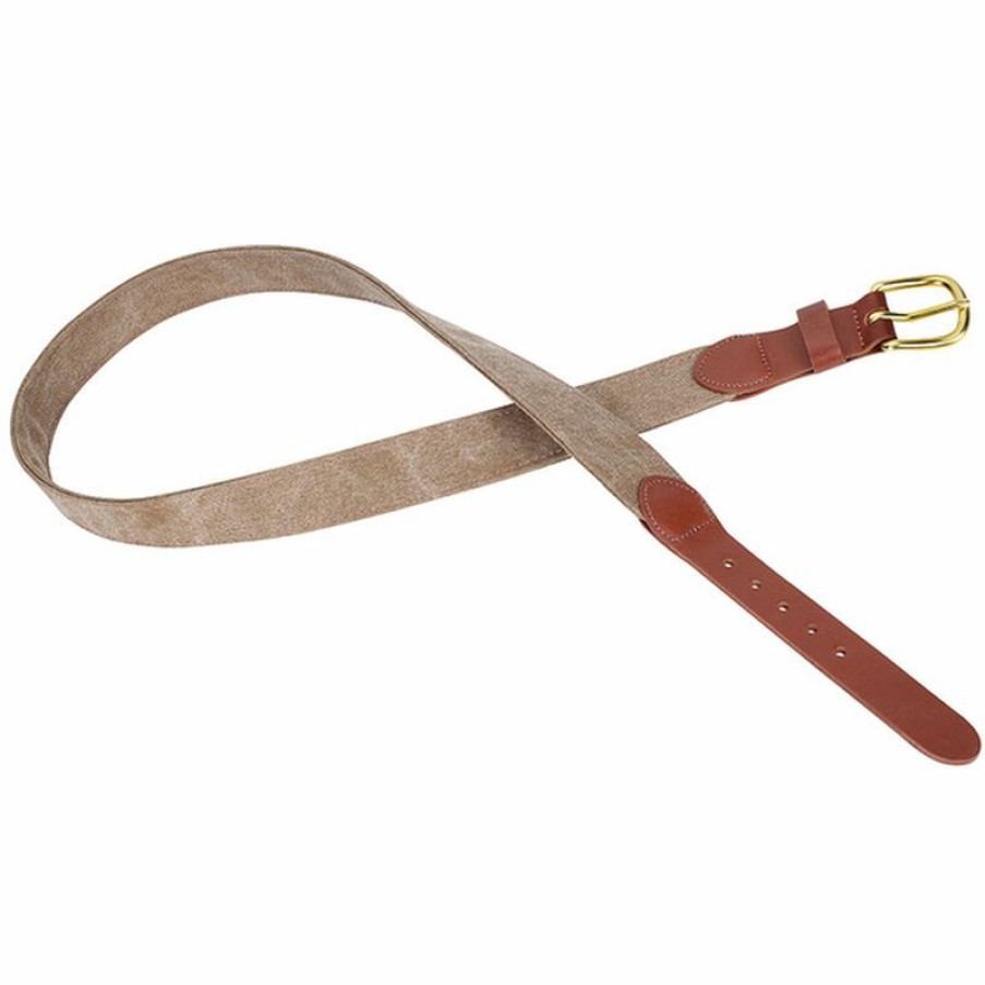 Men'S Accessories * | Leather Man Men'S Washed Canvas Belt