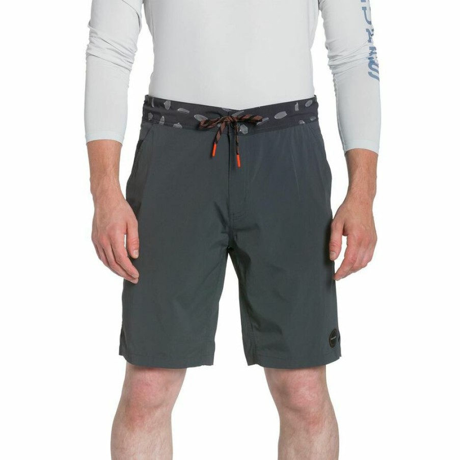 Men'S Swimwear * | Grundens Men'S Sidereal Board Shorts Anchor