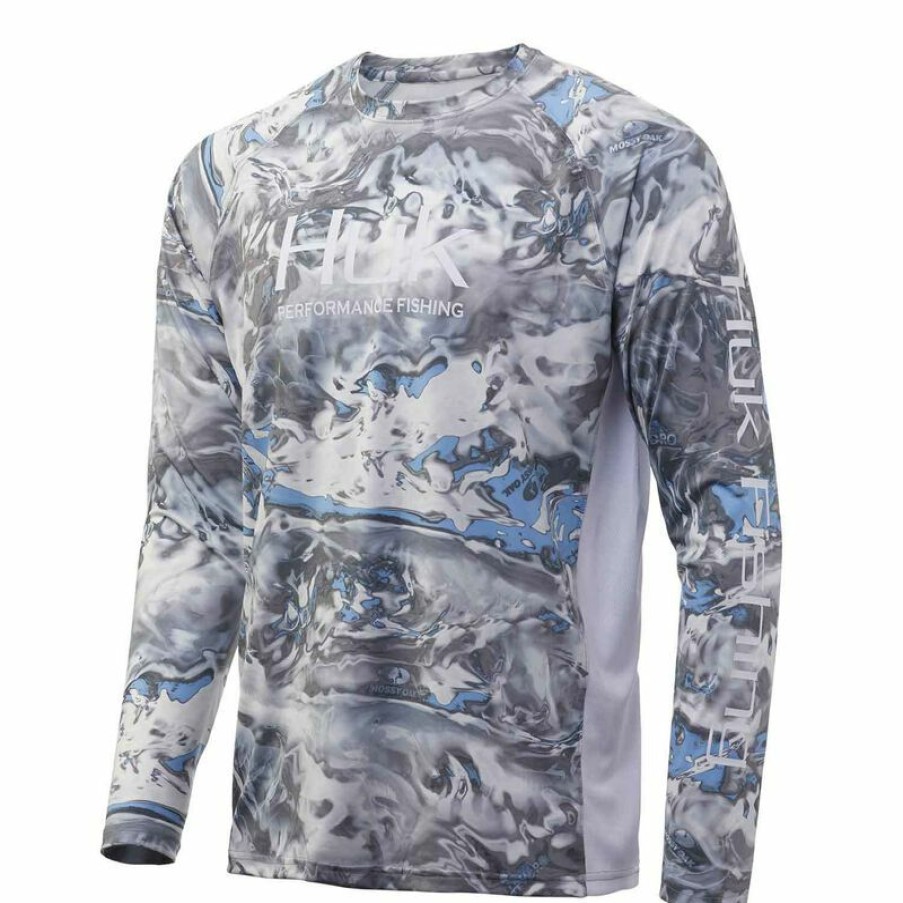 Men'S Shirts * | Huk Men'S Mossy Oak Pursuit Shirt