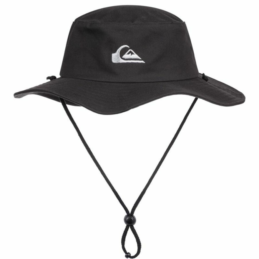 Men'S Accessories * | Quiksilver Men'S Bushmaster Bucket Hat Black