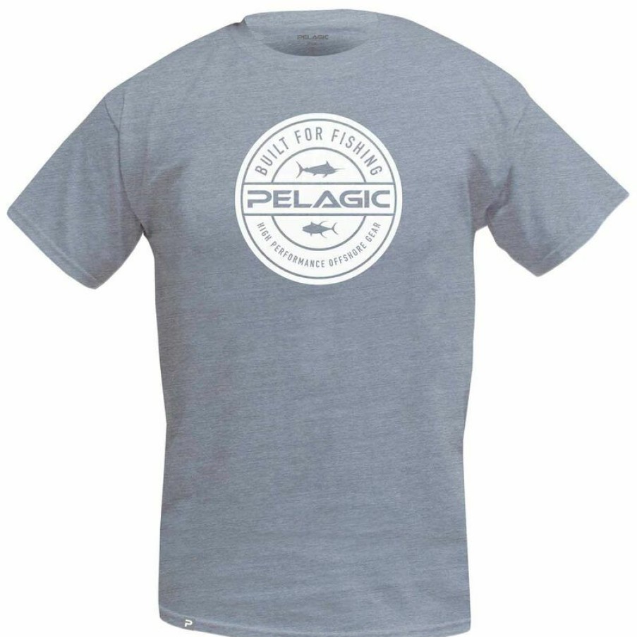 Men'S Shirts * | Pelagic Men'S Built Shirt Premium Heather