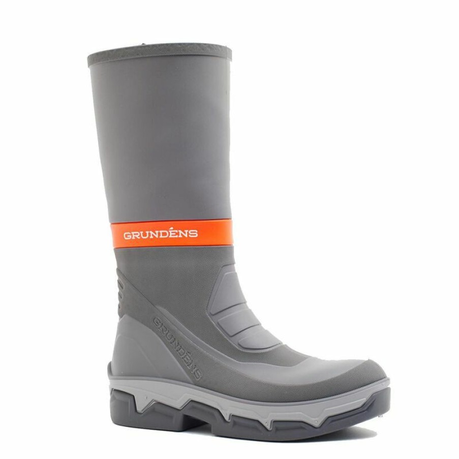 Men'S Shoes * | Grundens Men'S Deck-Boss Boots Steel Gray