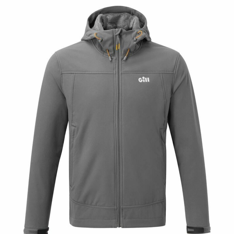 Men'S Jackets * | Gill Men'S Rock Softshell Jacket Ash