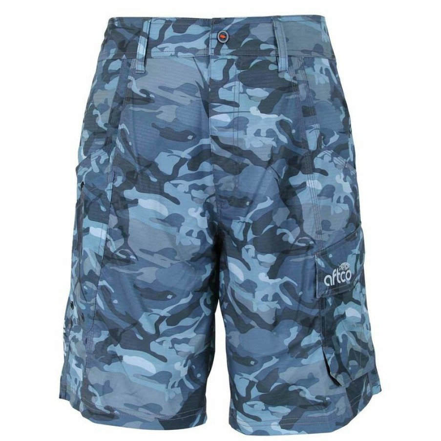 Men'S Shorts * | Aftco Men'S Hybrid Fishing Shorts