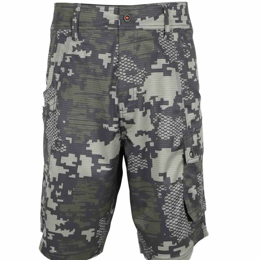 Men'S Shorts * | Aftco Men'S Hybrid Fishing Shorts