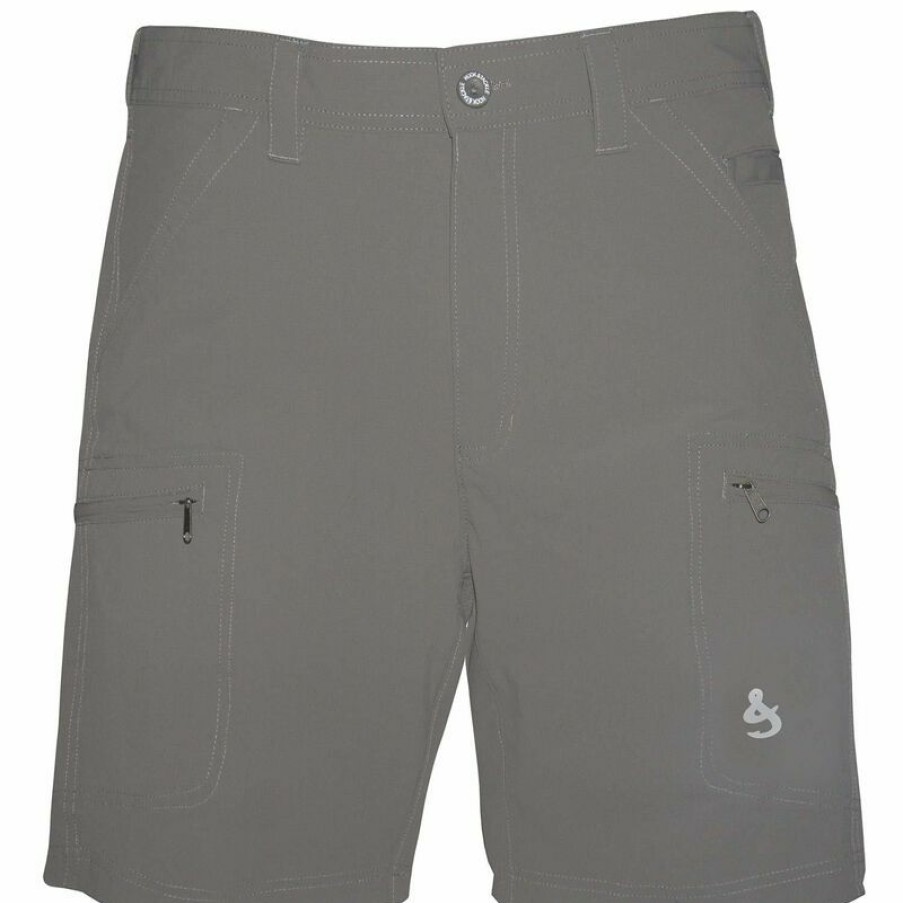 Men'S Swimwear * | Hook & Tackle Men'S Ripstop Driftwood Swim Trunks