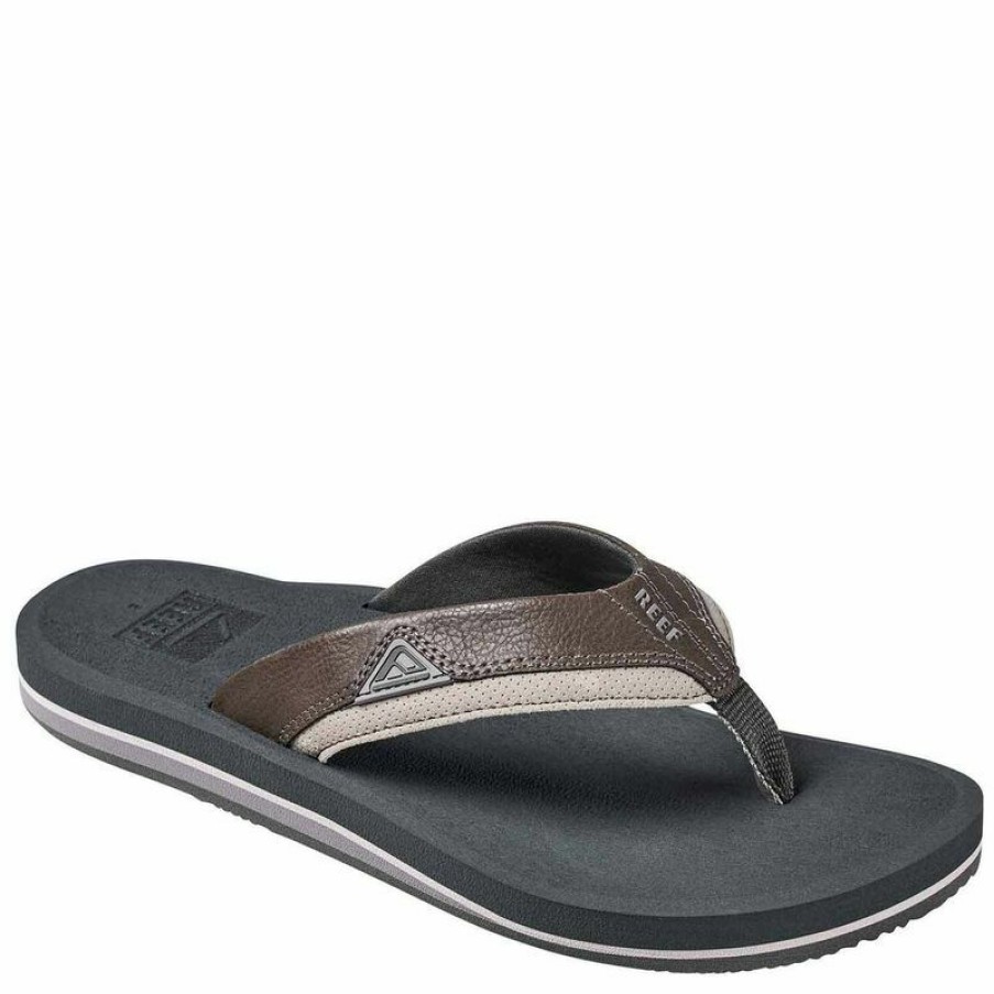 Men'S Shoes * | Reef Men'S Cushion Dawn Flip-Flop Sandals Grey