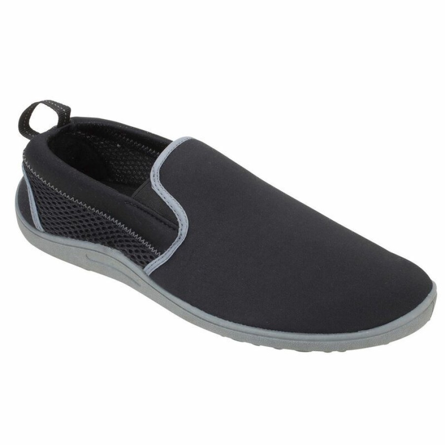 Men'S Shoes * | West Marine Men'S Slip-On Aqua Socks Black/Gray