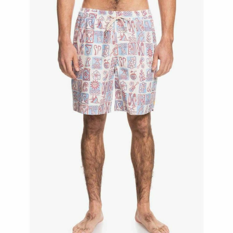 Men'S Swimwear * | Quiksilver Waterman Men'S The Deck Swim Trunks